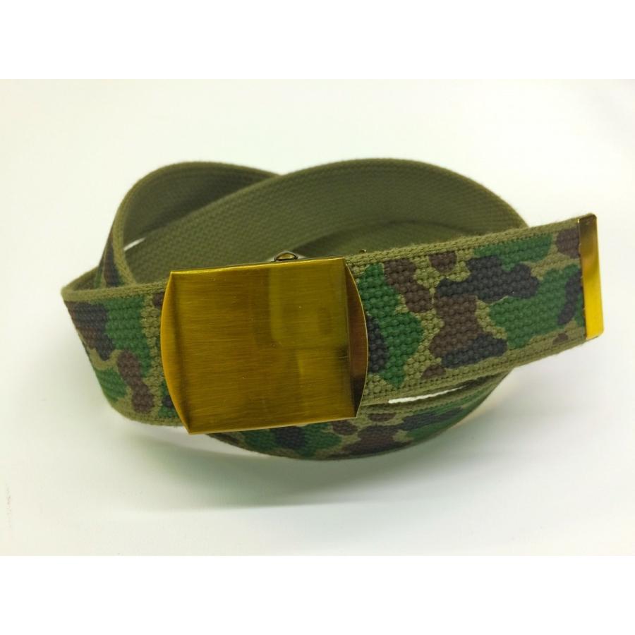 ガチャベルト GIベルト 40ミリ メンズ ベルト 布ベルト 迷彩柄 カモ柄