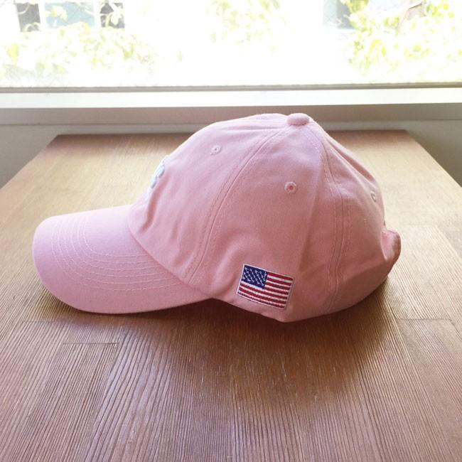 ベースボールキャップ 帽子 刺繍 NYC ロゴ 星条旗 1985 レディース
