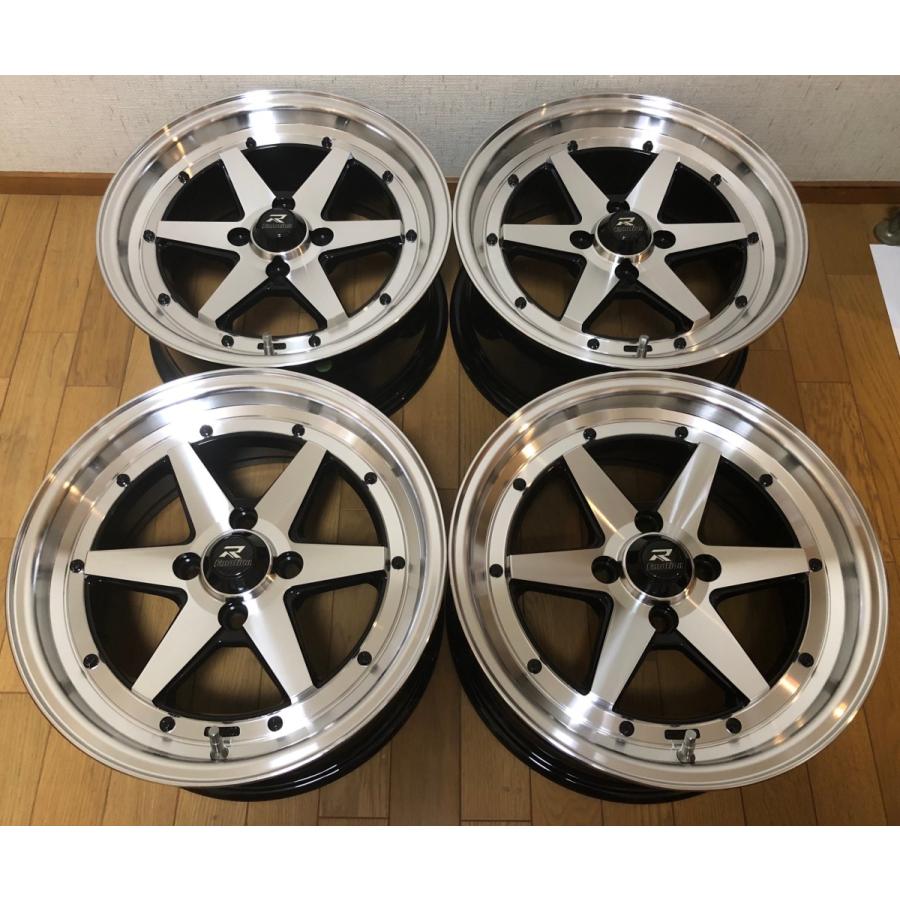 旧車 街道レーサー 暴走族 走り屋系ホイール 15×7J/+30/PCD100