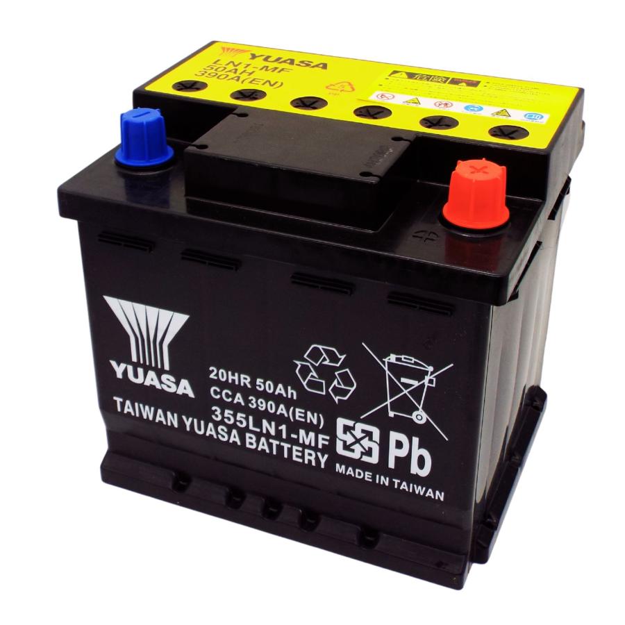 台湾ユアサ YUASA 355LN1-MF ハイブリッド車用 EN規格バッテリー
