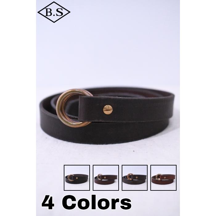 vasco（ヴァスコ） ベルト VS-601 Leather Ring Belt narrow レザー