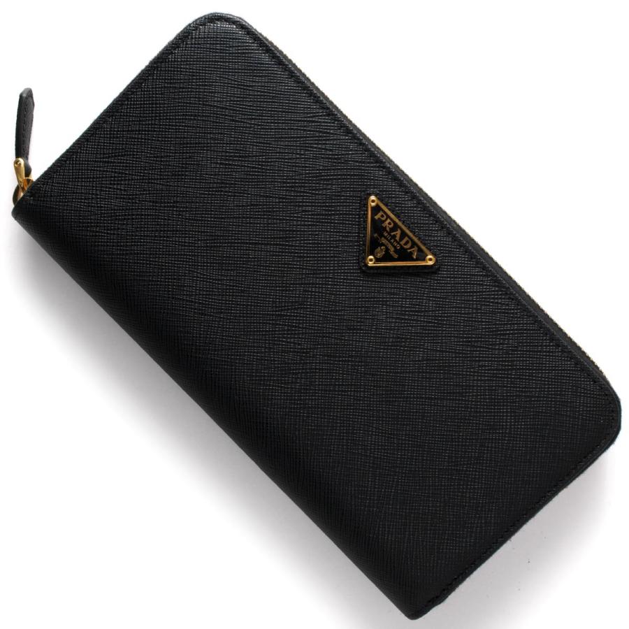 PRADA（プラダ） 長財布 財布 レディース サフィアーノ トライアングル
