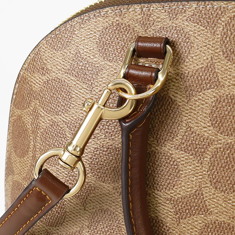 COACH（コーチ） ショルダーバッグ シグネチャー ミニボストン