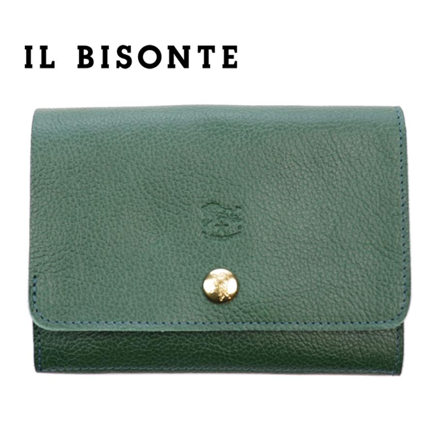 IL BISONTE（イルビゾンテ） 財布 二つ折り レザー 本革 ヴェルデ