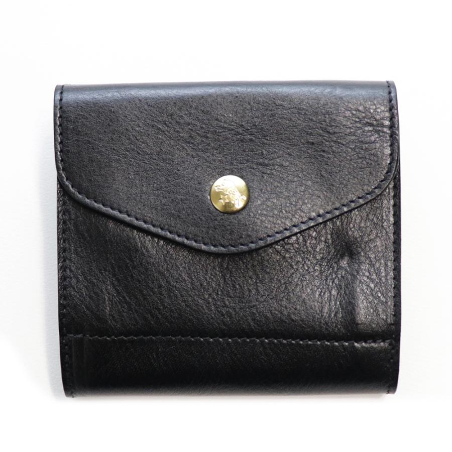IL BISONTE（イルビゾンテ） 財布 二つ折り ホック ボタン 折財布