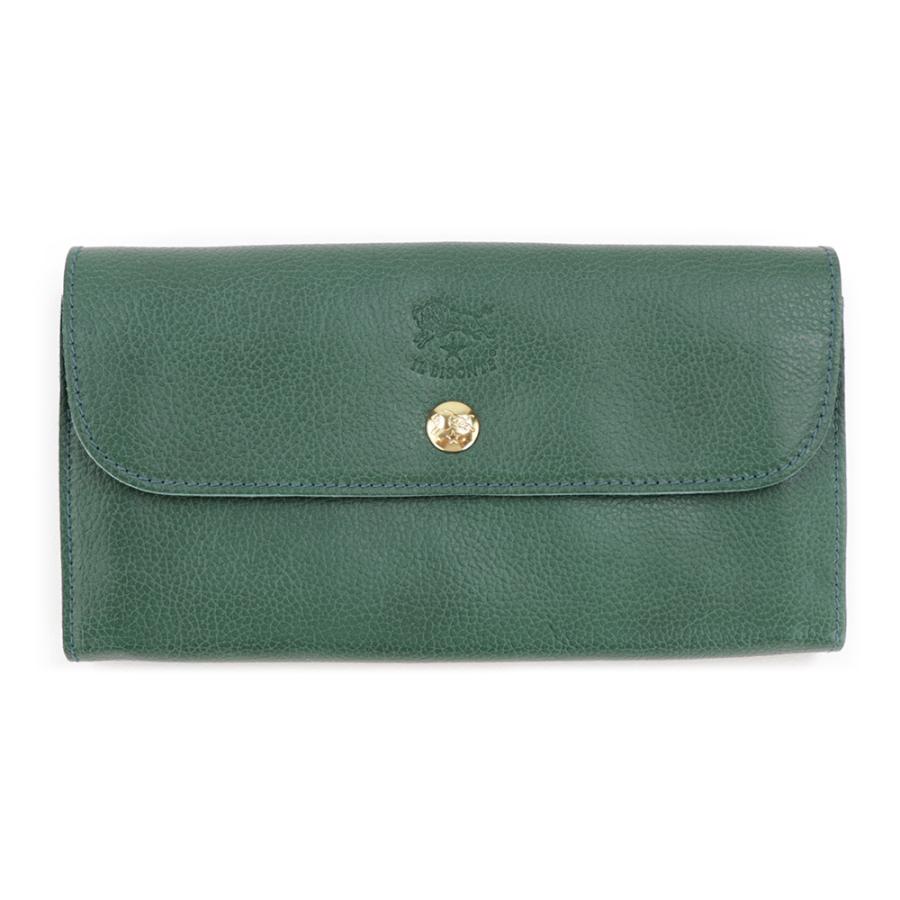 IL BISONTE（イルビゾンテ） 長財布 二つ折り レザー 本革 ヴェルデ