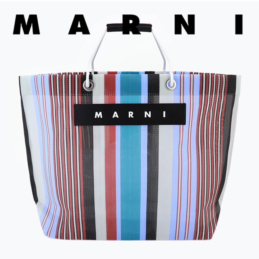 MARNI（マルニ） マルニフラワーカフェ トートバッグ ストライプ