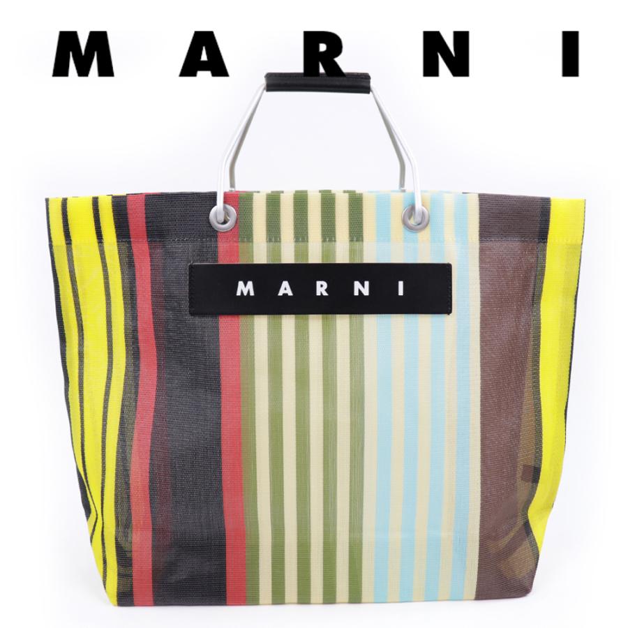 MARNI（マルニ） マルニフラワーカフェ トートバッグ ストライプ