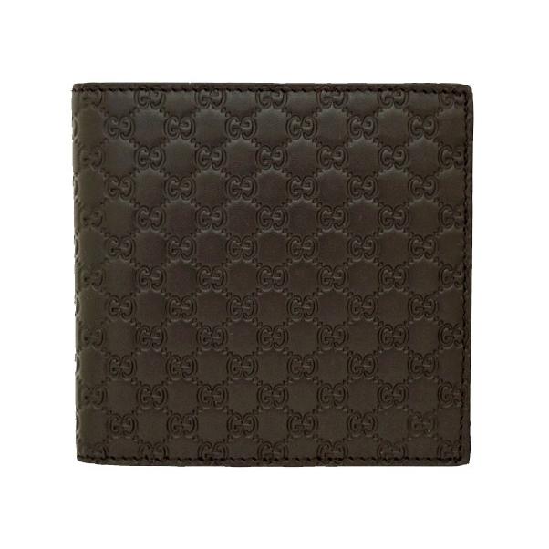 グッチシマ グッチ財布 GUCCI 二つ折り財布 メンズ マイクログッチシマ