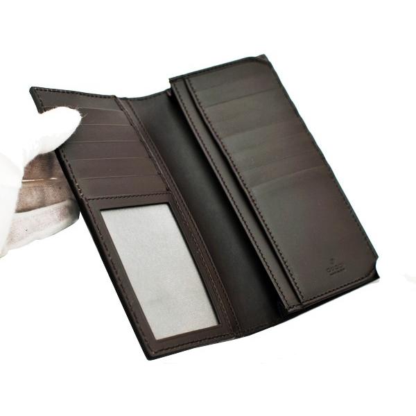 グッチシマ グッチ 財布 GUCCI 長財布 札入れ 小銭入れなし メンズ