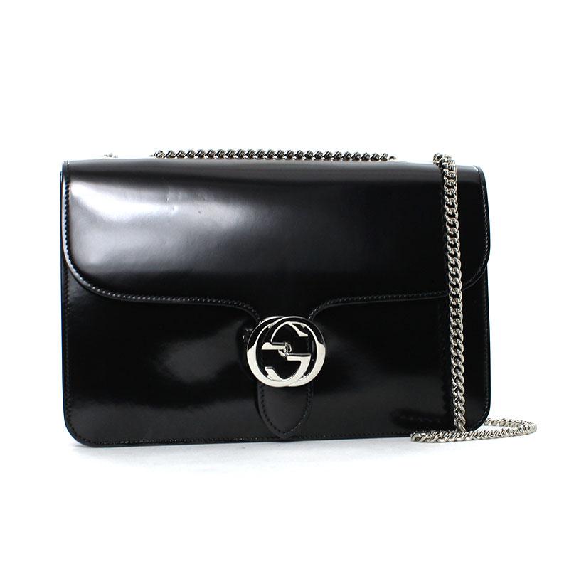 GUCCI（グッチ） ショルダーバッグ チェーンバッグ インターロッキング