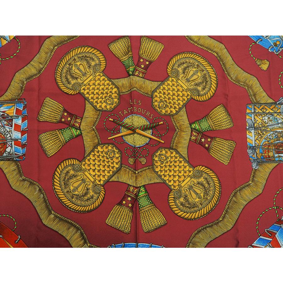 HERMES（エルメス） カレ 90 カレ90 スカーフ LES TAMBOURS タンブール