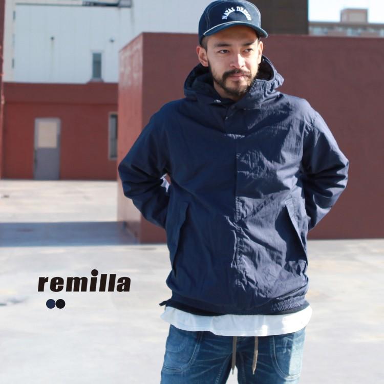 remilla（レミーラ） サボットプル アウター メンズ : BROWN FLOOR