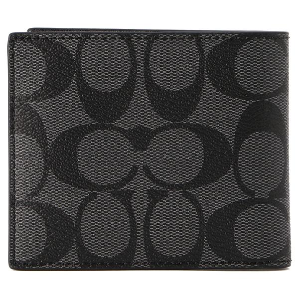 COACH（コーチ） 並行輸入 2つ折り財布 シグネチャー F66551 QBMI5