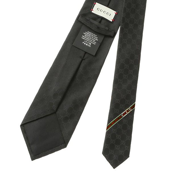 GUCCI（グッチ） 並行輸入 ネクタイ 456520 1000メンズ ブラック 黒