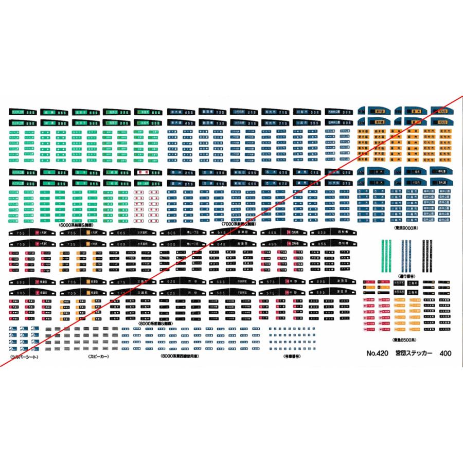 グリーンマックス S-420 営団ステッカー : グリーンマックス・ザ