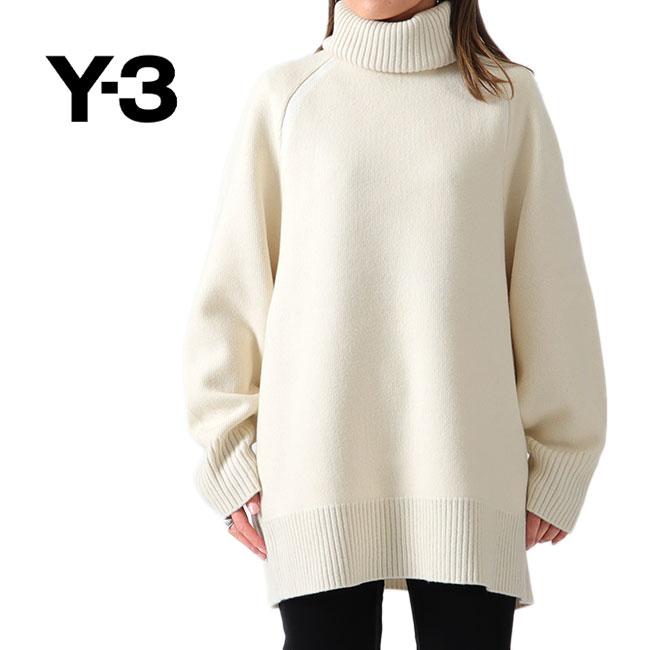 Y-3 ワイスリー オーバーサイズ タートルネック ニットセーター GK4408