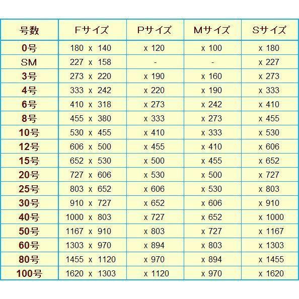 桐材木枠 100号 F/P/M各サイズ 画材 木枠 クレサン : 額縁製作と
