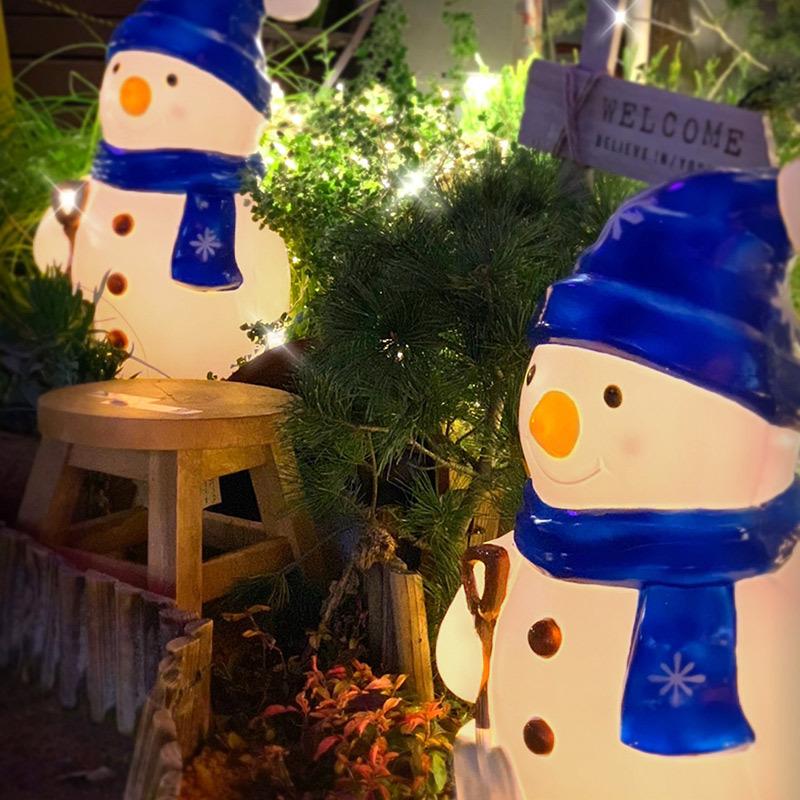 タカショー イルミネーション 屋外 雪だるま LED ライト クリスマス