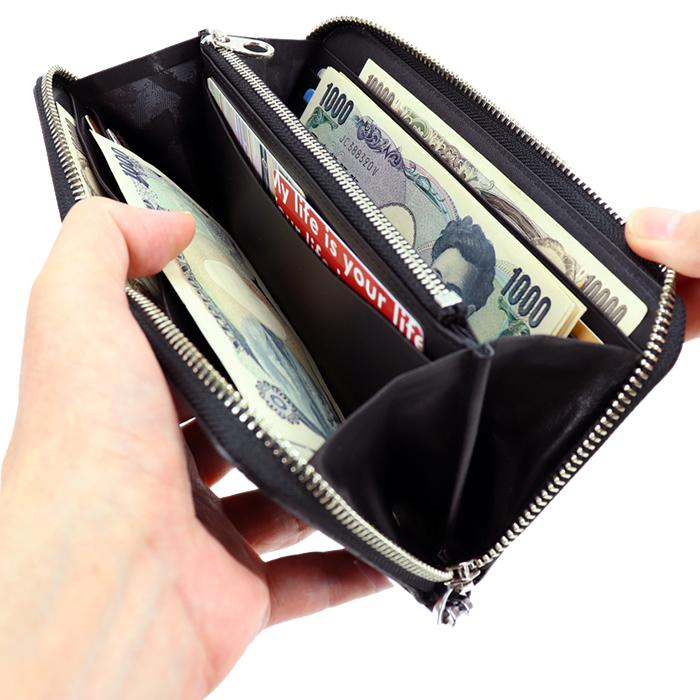 aniary（アニアリ） 長財布 革 ラウンドファスナー長財布 さいふ