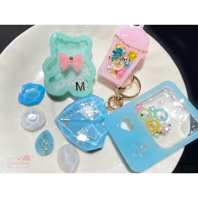 クリアリング付き レジン着色剤 定番 ミルキーカラー 10色セット