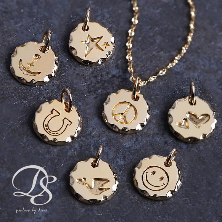 DEVAS 【土日限定2500円OFFクーポン有】 ペンダントトップ 18金 コイン