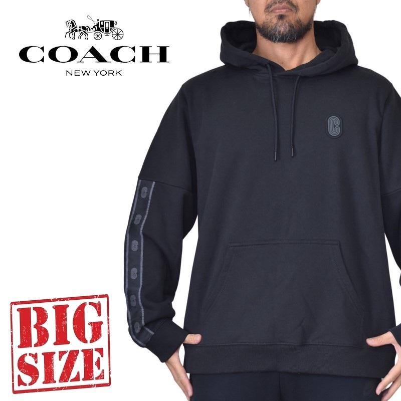 COACH（コーチ） 大きいサイズ メンズ フーディー パーカー スウェット