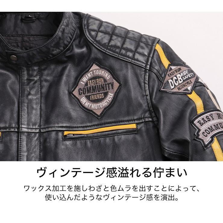 DEGNER（デグナー） メンズレザージャケット ライダース ヴィンテージ