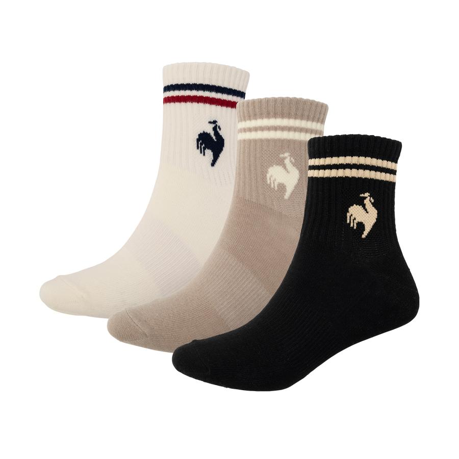 le coq sportif（ルコックスポルティフ） 公式 ショート丈 3Pソックス