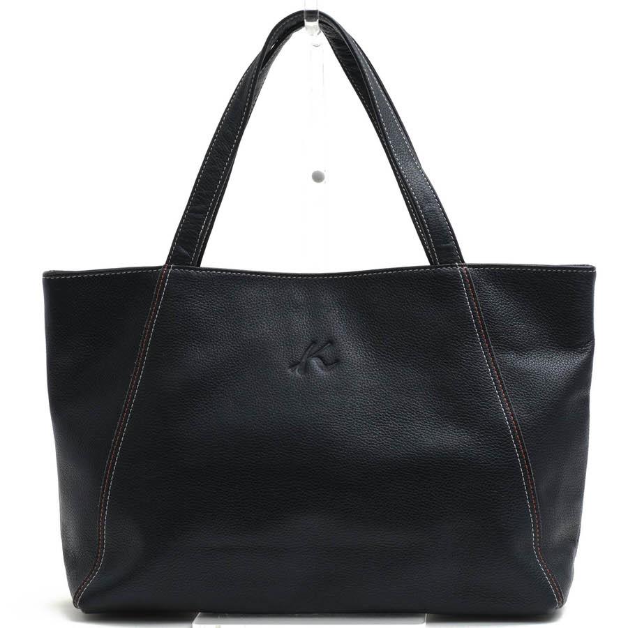 Kitamura（キタムラ） トートバッグ Z-0504 牛革 シボ革 シュリンク