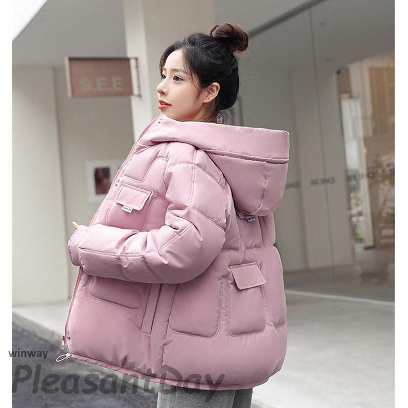 ベビーディオールのダウンコート 3way ピンク フード取り外し可