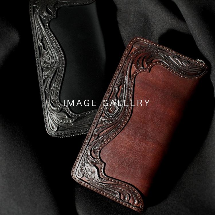 DAYSART（デイズアート） 長財布 レザー メンズ カービング 本革