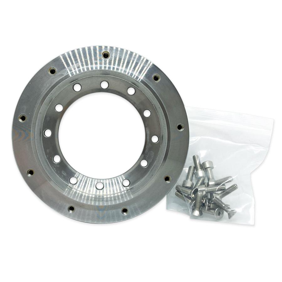 アルミビレット ボス変換 アダプター ナルディ6穴74mm → 9穴102mm