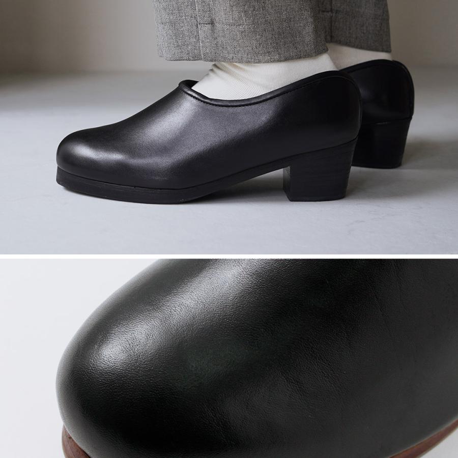 HCUBUCH（フーブ） カウレザーサボ（はまぐりがた） / レディース