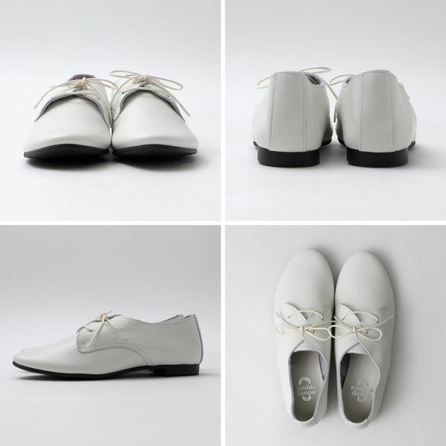 ramble dance（ランブルダンス） シュリンクレザー レースアップ