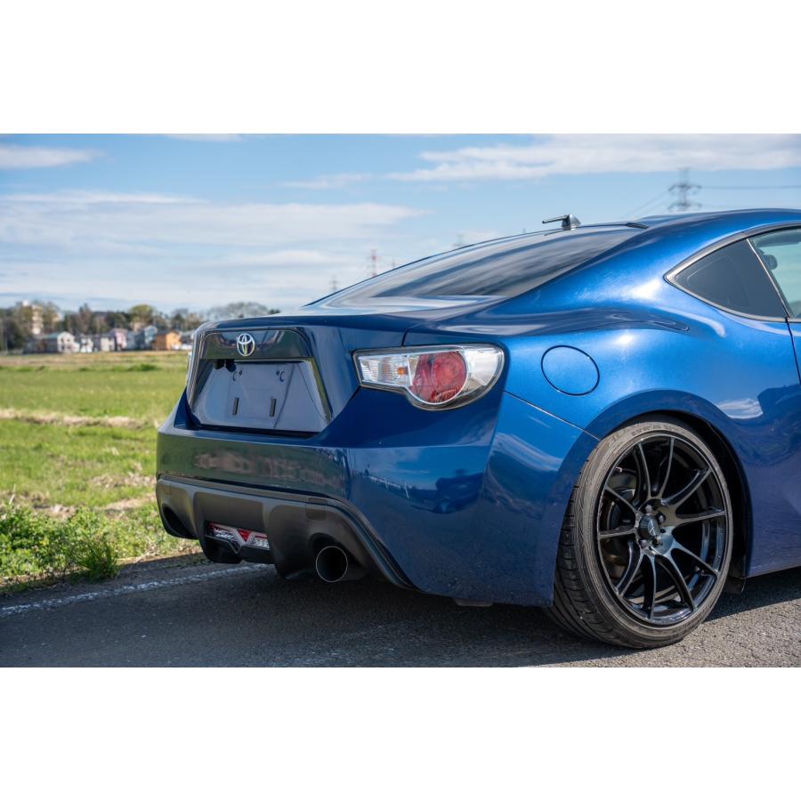 ZN6 ZC6 86 BRZ ストレートマフラー 右出しシングル 斜め出し