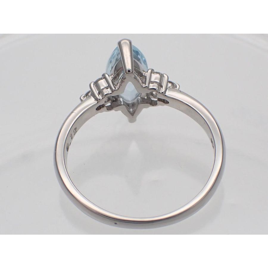 TASAKI（タサキ） 田崎真珠 PT900 プラチナ アクアマリン ダイヤ