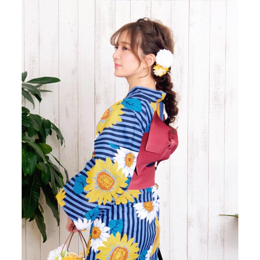 Dita（ディータ） レディース 浴衣 セット 簡単（ゆかた・作り帯・下駄