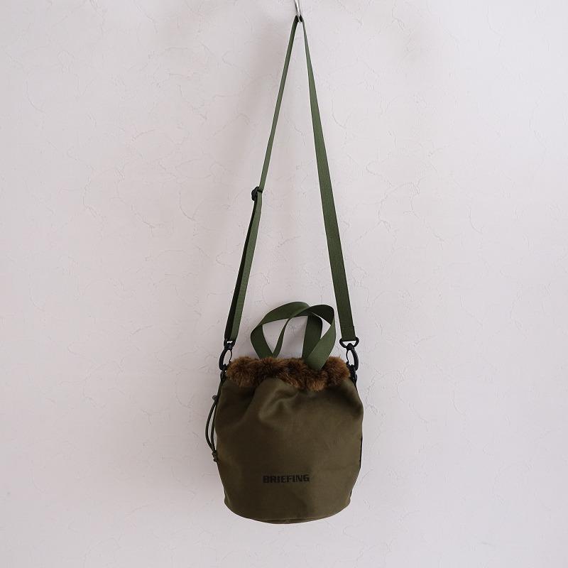 ブリーフィング BRIEFING *ショルダーバッグ*カーキ手提げ2WAY