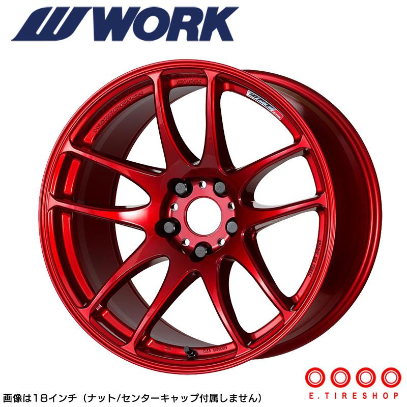 WORK WORK EMOTION CR極 17×8.0J PCD114.3 5H INSET+47 キャンディ