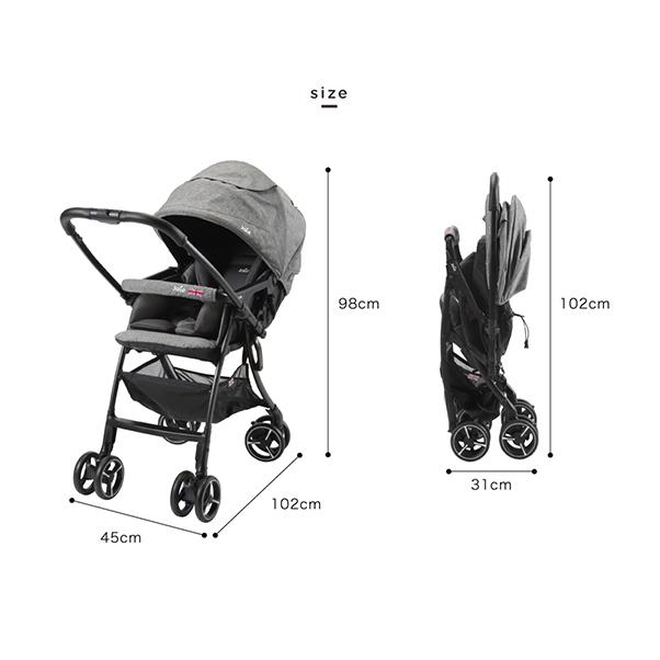 カトージ（KATOJI） ジョイー Joie ベビーカー スマバギ4WD(1か月から