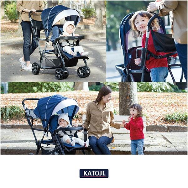 カトージ（KATOJI） ベビーカー 二人でゴー 二人乗り 軽量 コンパクト