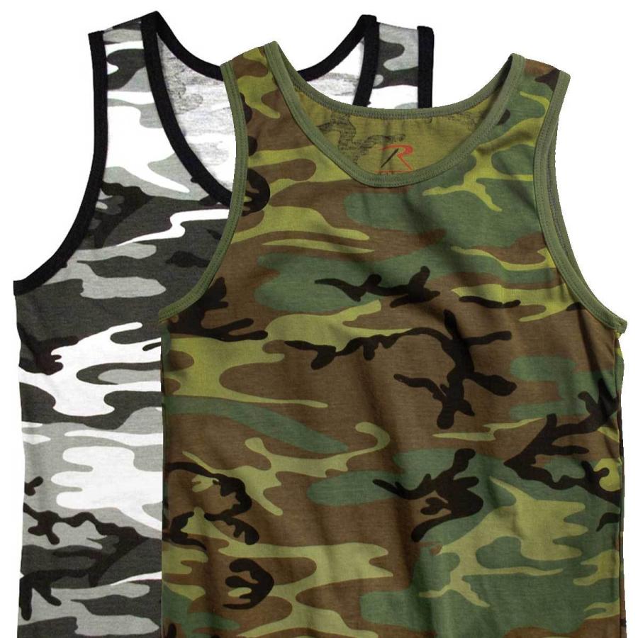 ROTHCO（ロスコ） ビッグなUSAサイズ 迷彩 タンクトップ XXL Rothco