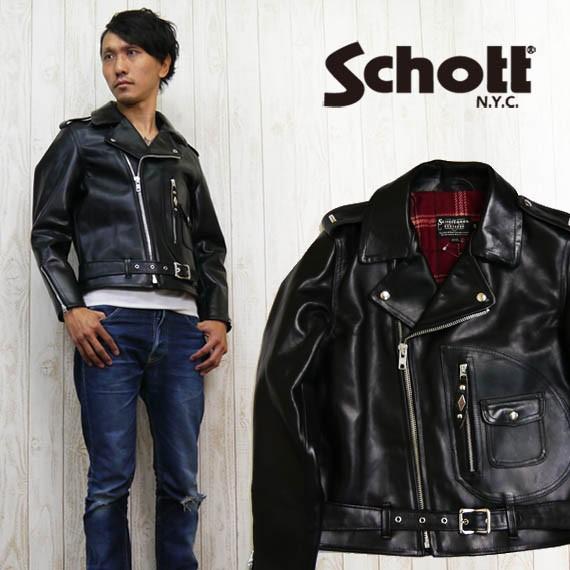Schott N.Y.C（ショット） Schott ライダースジャケット ダブル