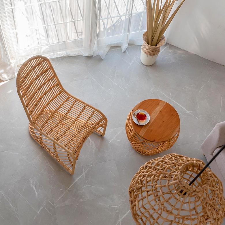 ELEMENTS チェア ラタンチェア ラタン 籐 スチール 1脚 椅子