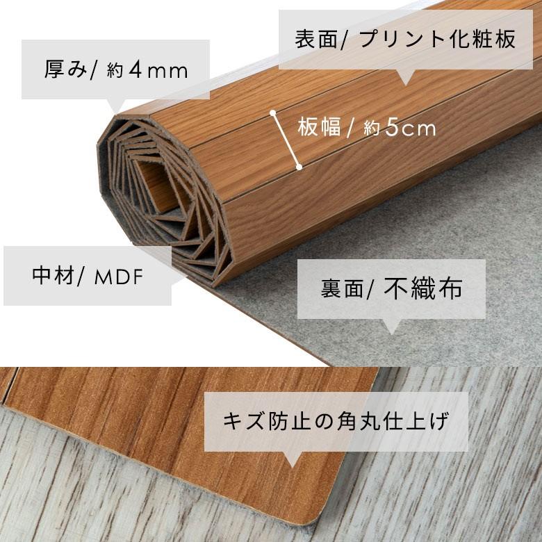 ELEMENTS ウッドカーペット 4.5畳 江戸間 260×260cm DIY 簡単 敷くだけ