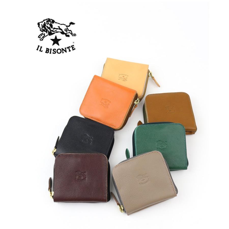 IL BISONTE（イルビゾンテ） 二つ折り財布 ウォレット ミニ財布