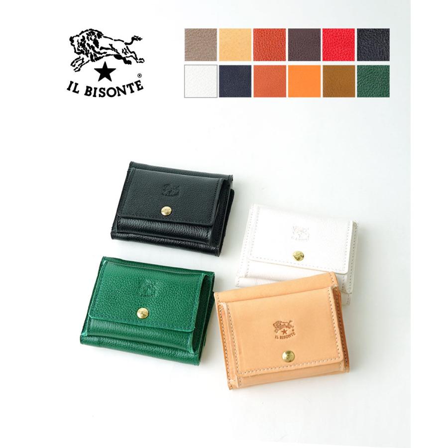 IL BISONTE（イルビゾンテ） 三つ折り財布 トリフォルド ウォレット