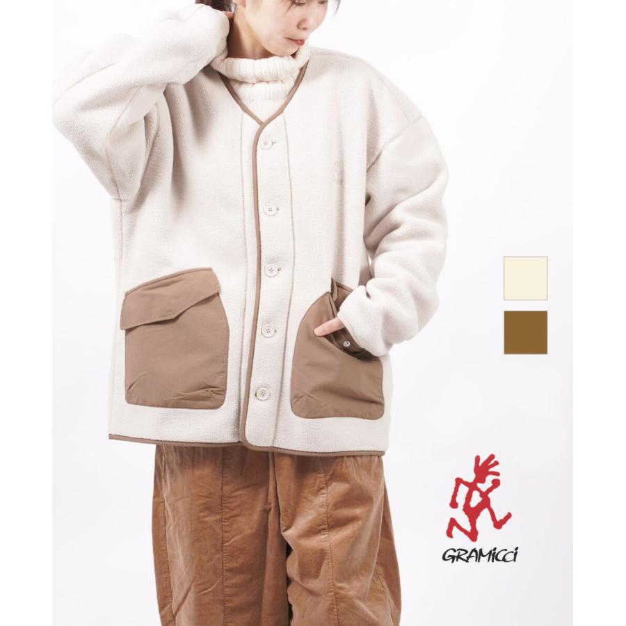 グラミチ フリースジャケット BOA FLEECE CARDIGAN ボア フリース