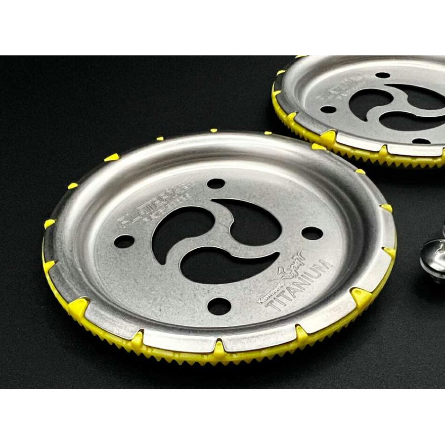 UNION BINDING チタンディスク 軽い プレートピア 1.1-U ユニオン 黄